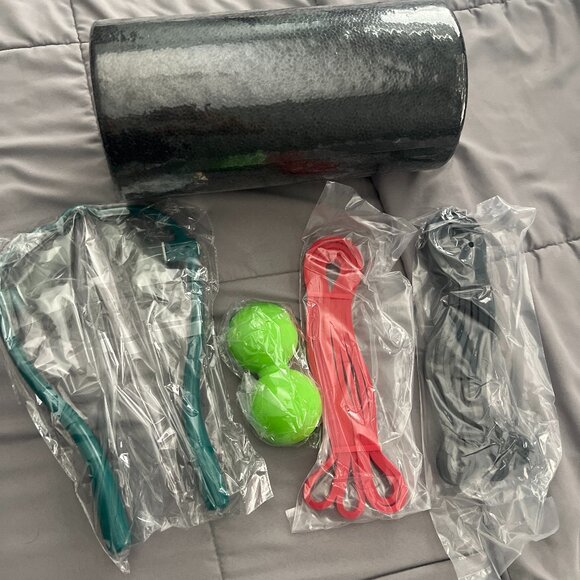 Foam Roller & Massage Tool Set – Trigger Point, Resistance Bands, Recovery Kit - Picture 1 of 3